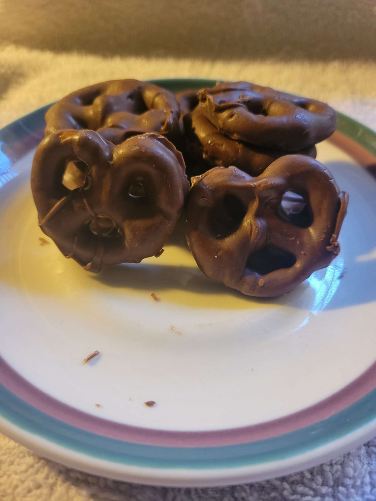 Chcoclate covered pretzels